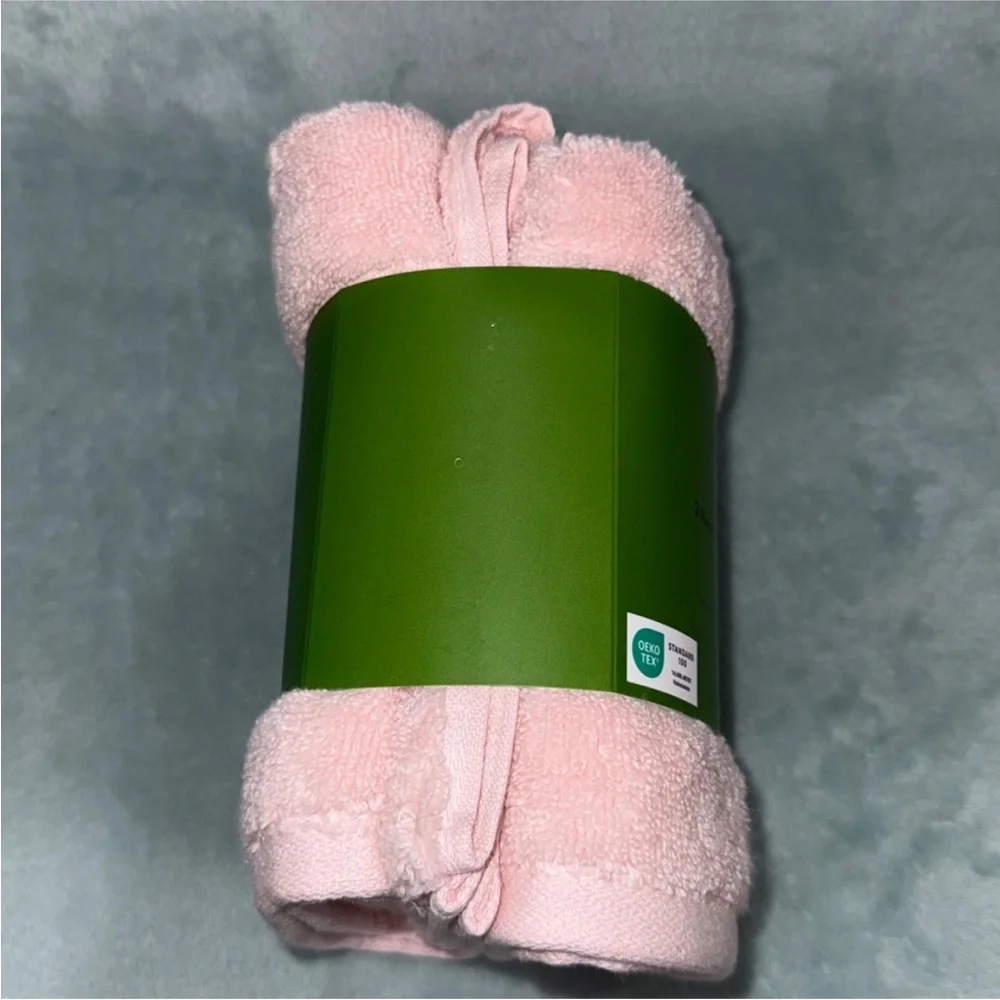 kate spade Soft Pink Cotton Hand Towels - Set of 2